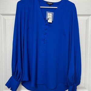 Express Blue Blouse